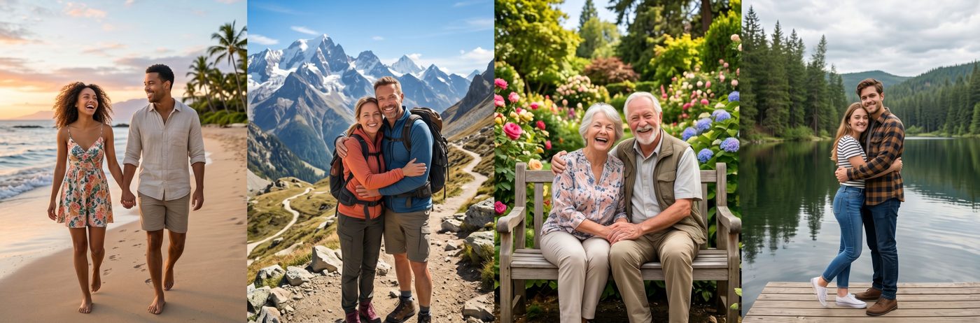 Love, Anywhere - Custom Backdrop Couples Session
