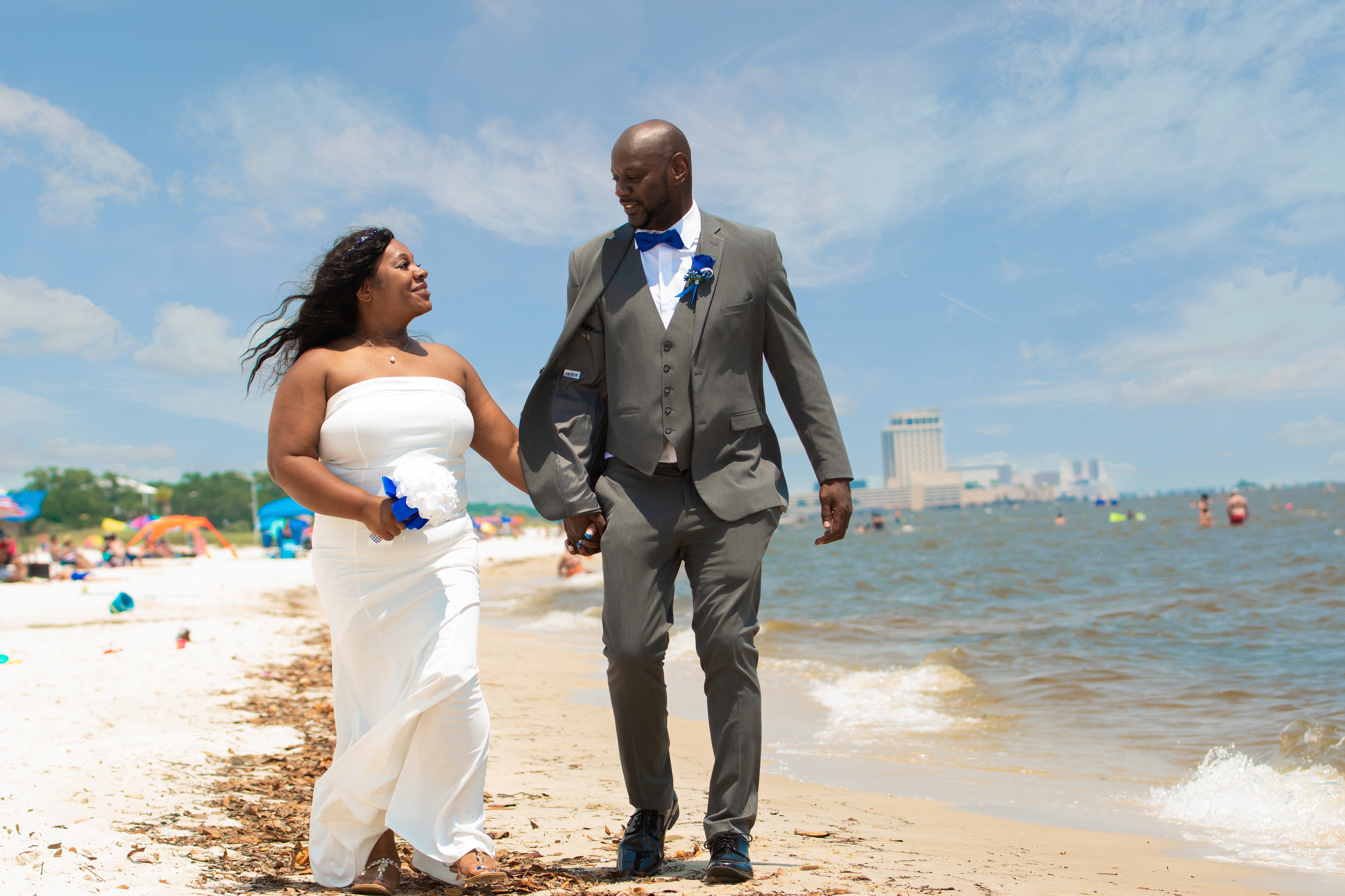 Biloxi beach wedding photography by DP Photography