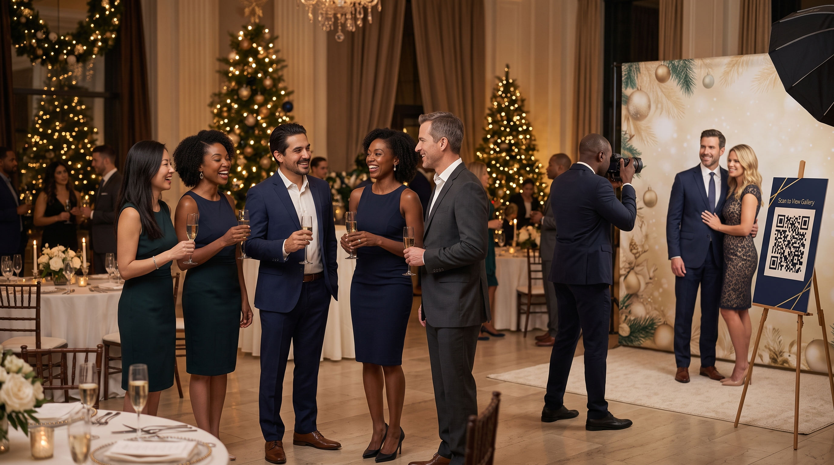Premium event atmosphere with DP Photography instant delivery service
