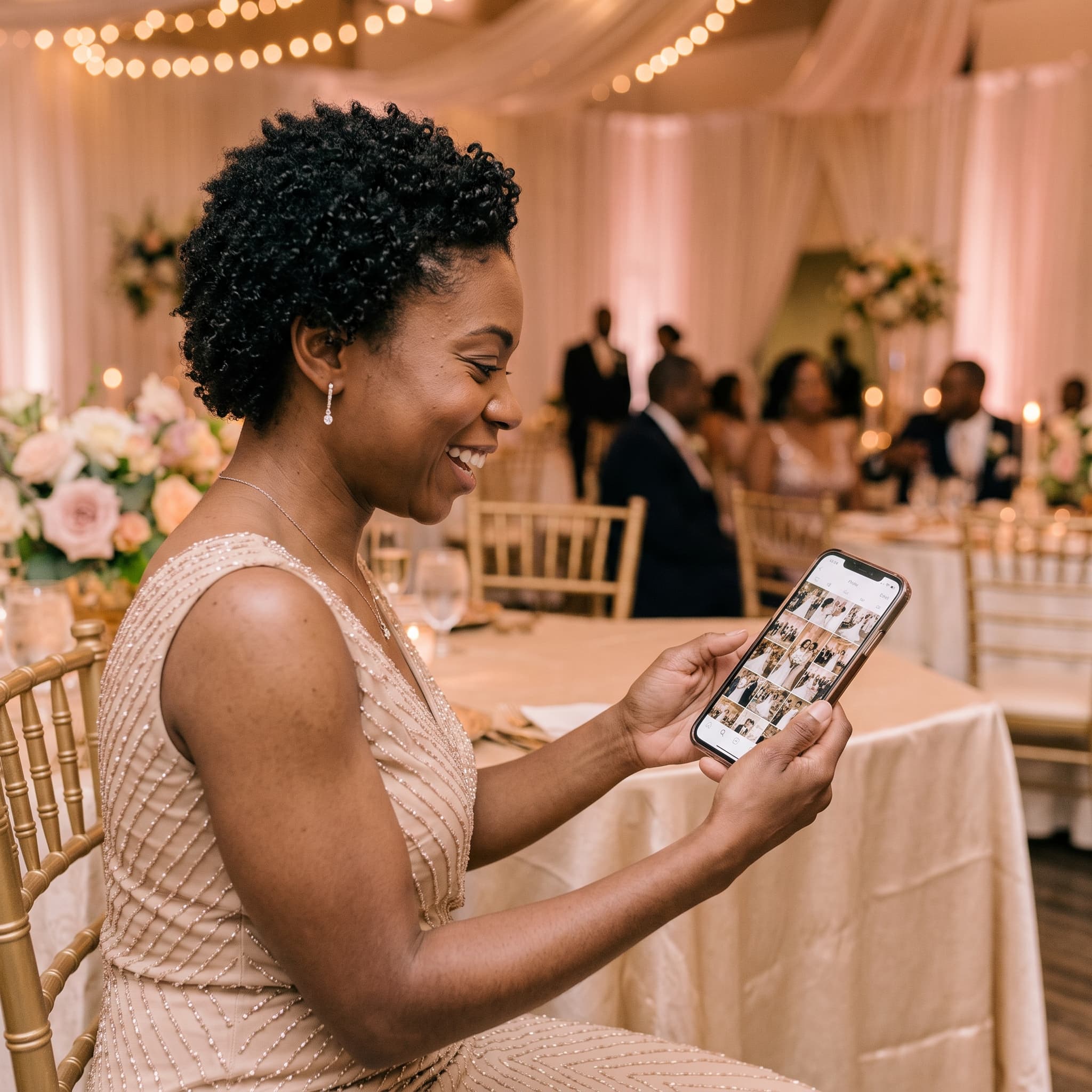 Step 5: Guest receives their personalized event photos on their phone in real time