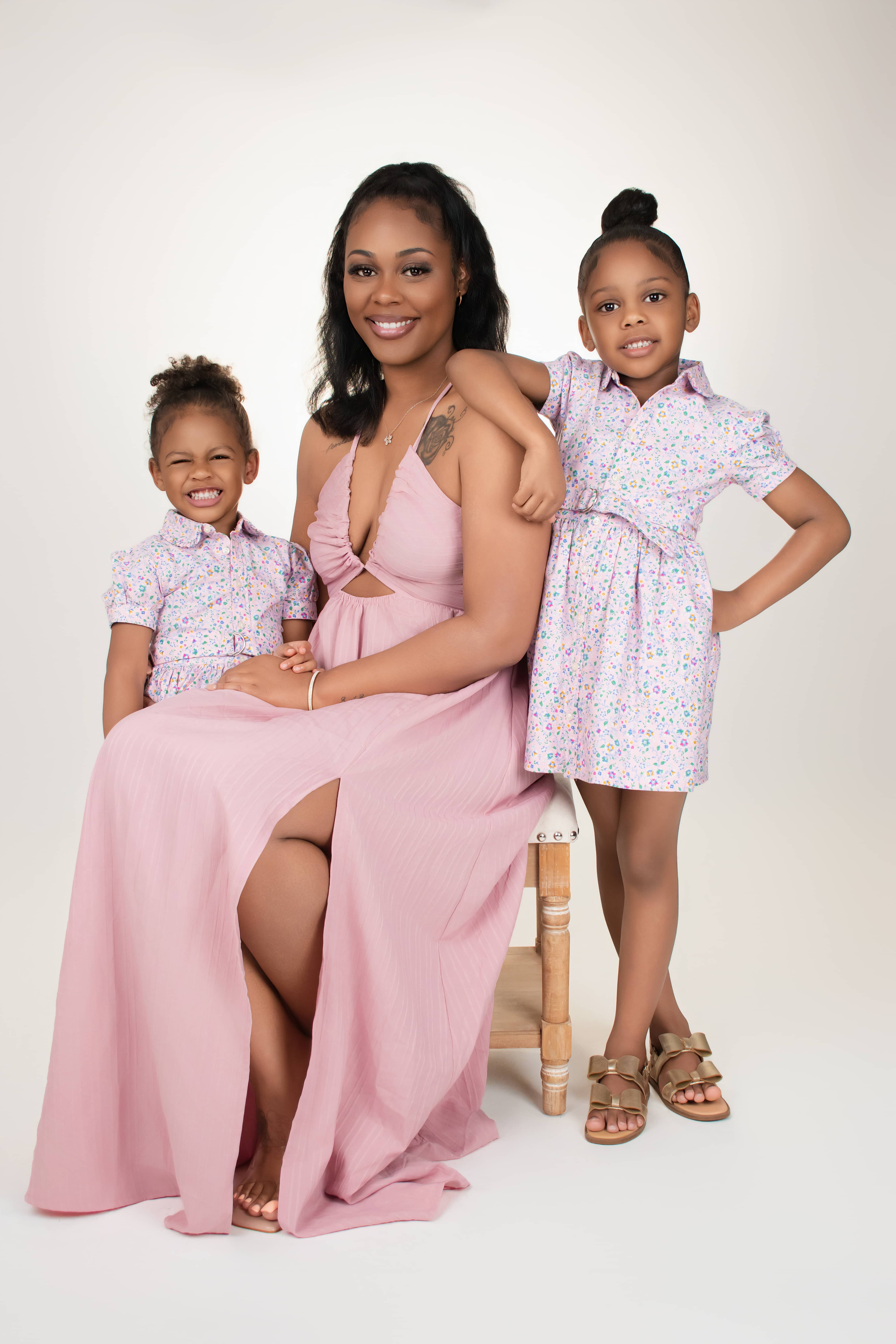 Mother and child studio portrait session at DP Photography in Biloxi, MS.